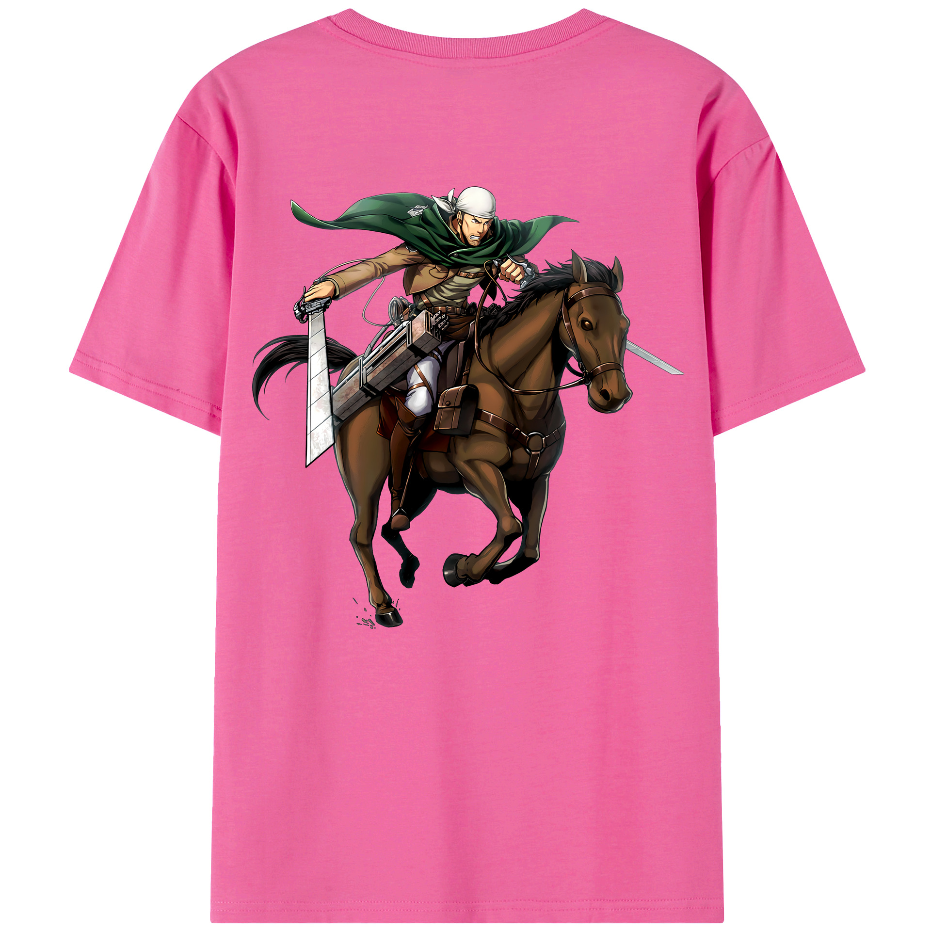 （画像用） 進撃の巨人 Attack on Titan レディース半袖Tシャツ(バックプリント)